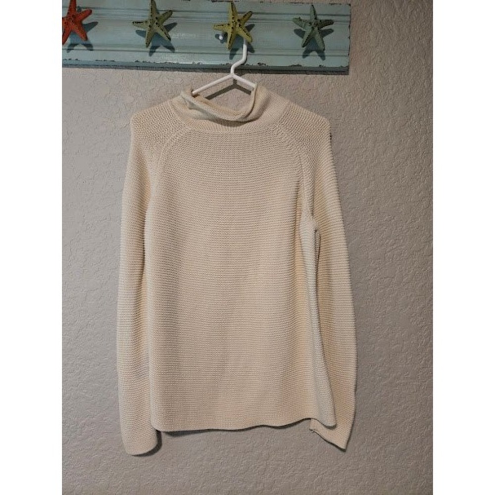 J. McLaughlin Ivory White Knit Sweater